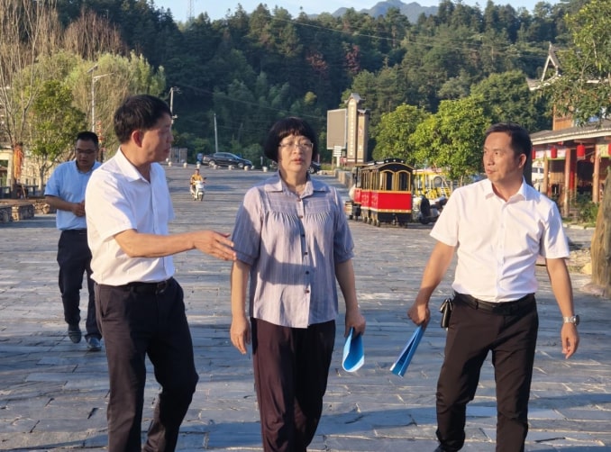 丰新妹带队来绥调研生态环境民主监督工作
